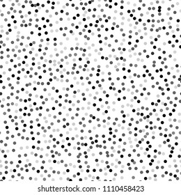 Seamless scandinavian pattern with monochrome dot background. Design for card, covers, package, wrapping paper etc. Stock vector