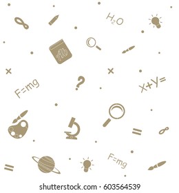 Seamless school and education children background
