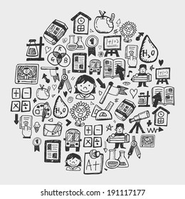 seamless school pattern