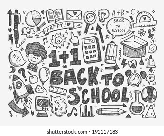 seamless school pattern
