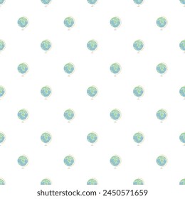 Seamless school pattern. Hand drawn doodle school background