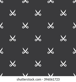 Seamless Scissors Inverted Silhouette Pattern Background Texture
