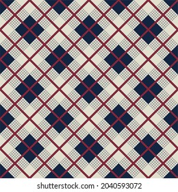 Seamless Scotland check pattern background. Seamless Background image of Scotland style check pattern.