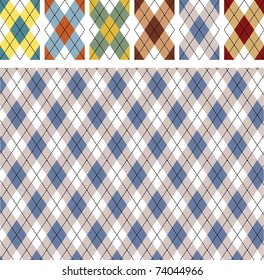 Seamless Scottish designs