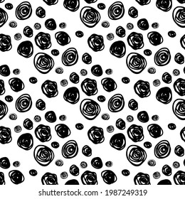 Seamless scratch vector pattern hand drawn scrawl sketch. Freehand vector scribble line drawing. Seamless texture vector abstract scribbles, chaos doodles. Vector seamless pattern scribble.