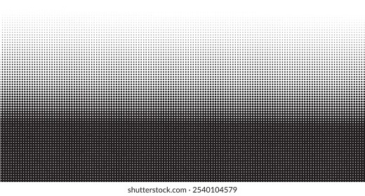 Sem emenda Screentone Gráficos de meio-tom de gradação preto. ilustração vetorial
