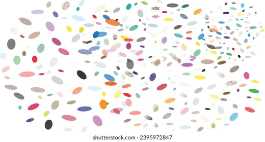 Seamless Scribble Dot Pattern, Seamless Colorful Pattern