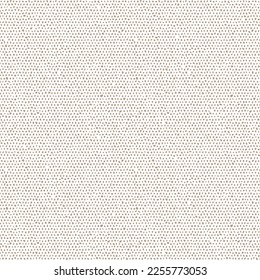 
Seamless scrim texture. Endless pattern of brown dots. Vector canvas background