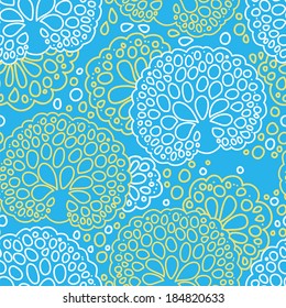 Seamless sea coral pattern 