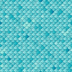 Seamless Sea Fish Scales Background. Textured Endless Pattern.
