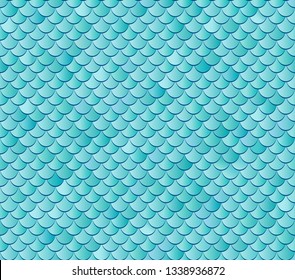 Seamless sea fish scales background. Textured endless pattern.