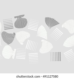 Seamless sea horizontal pattern, halftone.