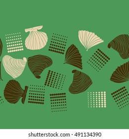 Seamless sea horizontal pattern, halftone.