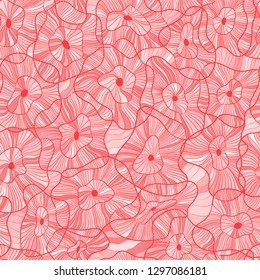 
Seamless sea pattern background with colorful abstract jellyfish