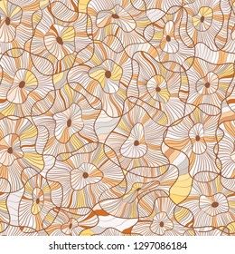 
Seamless sea pattern background with colorful abstract jellyfish