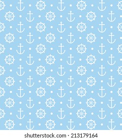 seamless sea pattern design. vector illustration