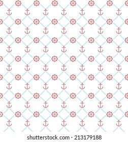 seamless sea pattern design. vector illustration