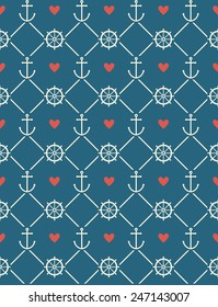 seamless sea pattern. vector illustration