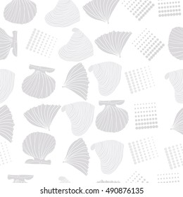 Seamless sea pattern,halftone.