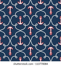 Seamless sea pattern.marine theme