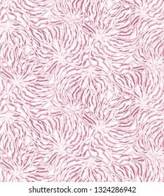 Seamless sea pink coral pattern design. vector illustration. fashion, interior, textile