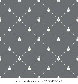 seamless Self learning pattern on a dark background. Self learning icon creative design. Can be used for wallpaper, web page background, textile, print UI/UX