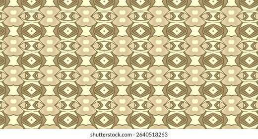 Seamless sepia-toned pattern with a soft vintage aesthetic.
