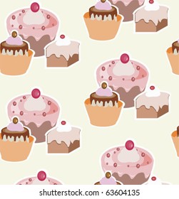seamless set of cakes