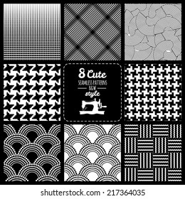 Seamless set fabric pattern