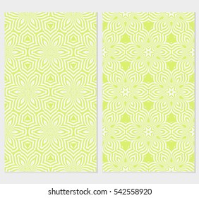 Seamless set floral pattern. vector illustration. For design, wallpaper, background fills, fill, card, banner, flyer. Ethnic ornament