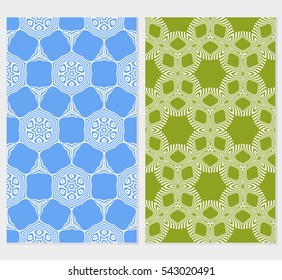 Seamless set floral pattern. vector illustration. For design, wallpaper, background fills, fill, card, banner, flyer. Ethnic ornament