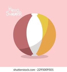 Seamless set of items for summer holidays. Vector image of a beach bathing object. A pattern on a summer theme with bathing. by hams std