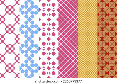 Seamless set of pattern. Elegant abstract background. Abstract geometric background. 