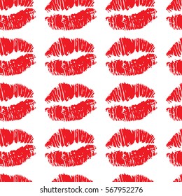 Seamless sexy lips pattern.