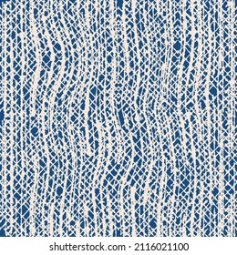 Seamless shabby abstract pattern on texture background. Hand drawn random linear design for ceramic tile, wallpaper, linoleum, textile, web page background. Tie dye tile. Mottled Textured Background