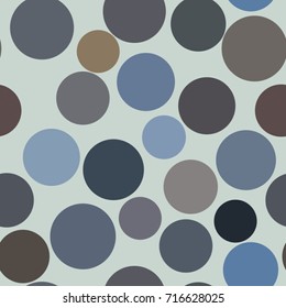 Seamless shape of circles, bubbles, sphere or ellipses, abstract geometric background pattern. Vector illustration graphic.