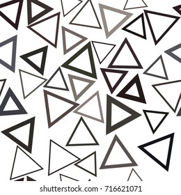 Seamless shape of triangle, abstract geometric background pattern. Vector illustration graphic.