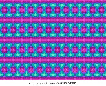 Seamless Shape Wallpaper Background Cloth Decoration Textile Visual Texture Endless Luxury Graphic Template Interior Fashion Art Fabric Geometric Tile Perspective Design Digital Symmetric Pattern.