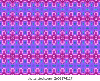 Seamless Shape Wallpaper Background Cloth Decoration Textile Visual Texture Endless Luxury Graphic Template Interior Fashion Art Fabric Geometric Tile Perspective Design Digital Symmetric Pattern.