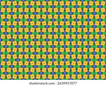 Seamless Shape Wallpaper Design Tile Cloth Fabric Interior Perspective Endless Template Symmetric Decoration Luxury Textile Graphic Texture Fashion Digital Geometric Background Visual Art Pattern.