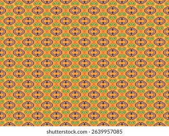 Seamless Shape Wallpaper Design Tile Cloth Fabric Interior Perspective Endless Template Symmetric Decoration Luxury Textile Graphic Texture Fashion Digital Geometric Background Visual Art Pattern.