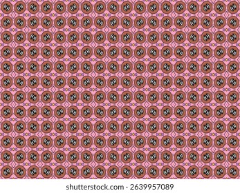 Seamless Shape Wallpaper Design Tile Cloth Fabric Interior Perspective Endless Template Symmetric Decoration Luxury Textile Graphic Texture Fashion Digital Geometric Background Visual Art Pattern.