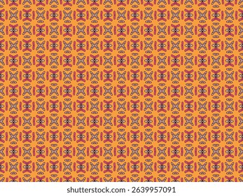 Seamless Shape Wallpaper Design Tile Cloth Fabric Interior Perspective Endless Template Symmetric Decoration Luxury Textile Graphic Texture Fashion Digital Geometric Background Visual Art Pattern.