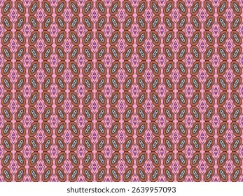 Seamless Shape Wallpaper Design Tile Cloth Fabric Interior Perspective Endless Template Symmetric Decoration Luxury Textile Graphic Texture Fashion Digital Geometric Background Visual Art Pattern.