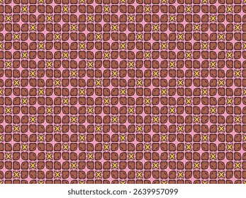 Seamless Shape Wallpaper Design Tile Cloth Fabric Interior Perspective Endless Template Symmetric Decoration Luxury Textile Graphic Texture Fashion Digital Geometric Background Visual Art Pattern.