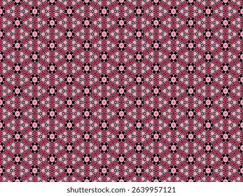 Seamless Shape Wallpaper Design Tile Cloth Fabric Interior Perspective Endless Template Symmetric Decoration Luxury Textile Graphic Texture Fashion Digital Geometric Background Visual Art Pattern.