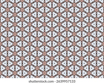Seamless Shape Wallpaper Design Tile Cloth Fabric Interior Perspective Endless Template Symmetric Decoration Luxury Textile Graphic Texture Fashion Digital Geometric Background Visual Art Pattern.