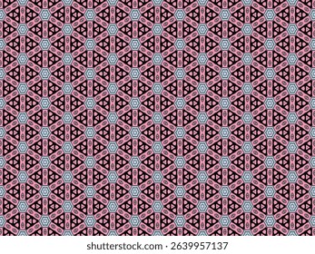 Seamless Shape Wallpaper Design Tile Cloth Fabric Interior Perspective Endless Template Symmetric Decoration Luxury Textile Graphic Texture Fashion Digital Geometric Background Visual Art Pattern.