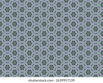 Seamless Shape Wallpaper Design Tile Cloth Fabric Interior Perspective Endless Template Symmetric Decoration Luxury Textile Graphic Texture Fashion Digital Geometric Background Visual Art Pattern.