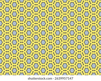 Seamless Shape Wallpaper Design Tile Cloth Fabric Interior Perspective Endless Template Symmetric Decoration Luxury Textile Graphic Texture Fashion Digital Geometric Background Visual Art Pattern.